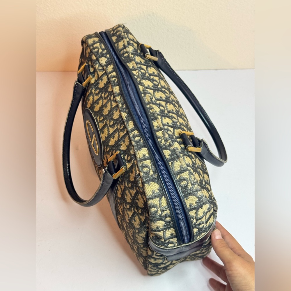 CHRISTIAN DIOR Diorissimo Top Handle Bag Vintage - Picture 12 of 13